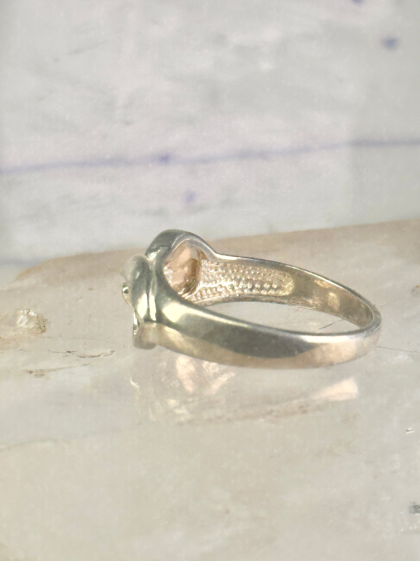 Black Hills Gold ring leaves band size 10 sterling silver women