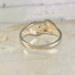 Black Hills Gold ring leaves band size 10 sterling silver women