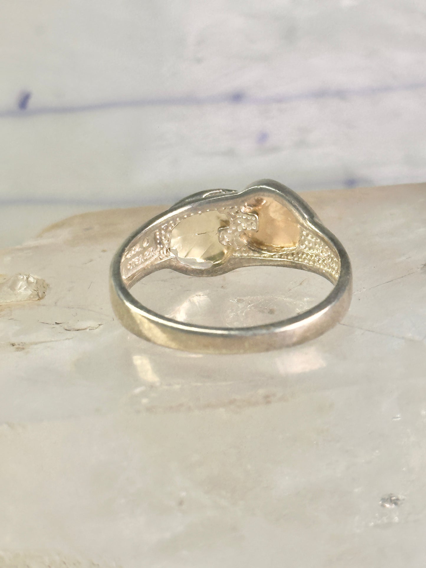 Black Hills Gold ring leaves band size 10 sterling silver women