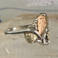 Black Hills Gold ring leaves band size 10 sterling silver women
