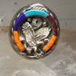 Navajo Horseshoe ring Eagle Turquoise band size 11.7 band sterling silver Good Luck men