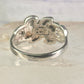 Black Hills Gold ring leaves wedding band size 9 sterling silver women