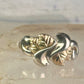 Black Hills Gold ring leaves wedding band size 9 sterling silver women