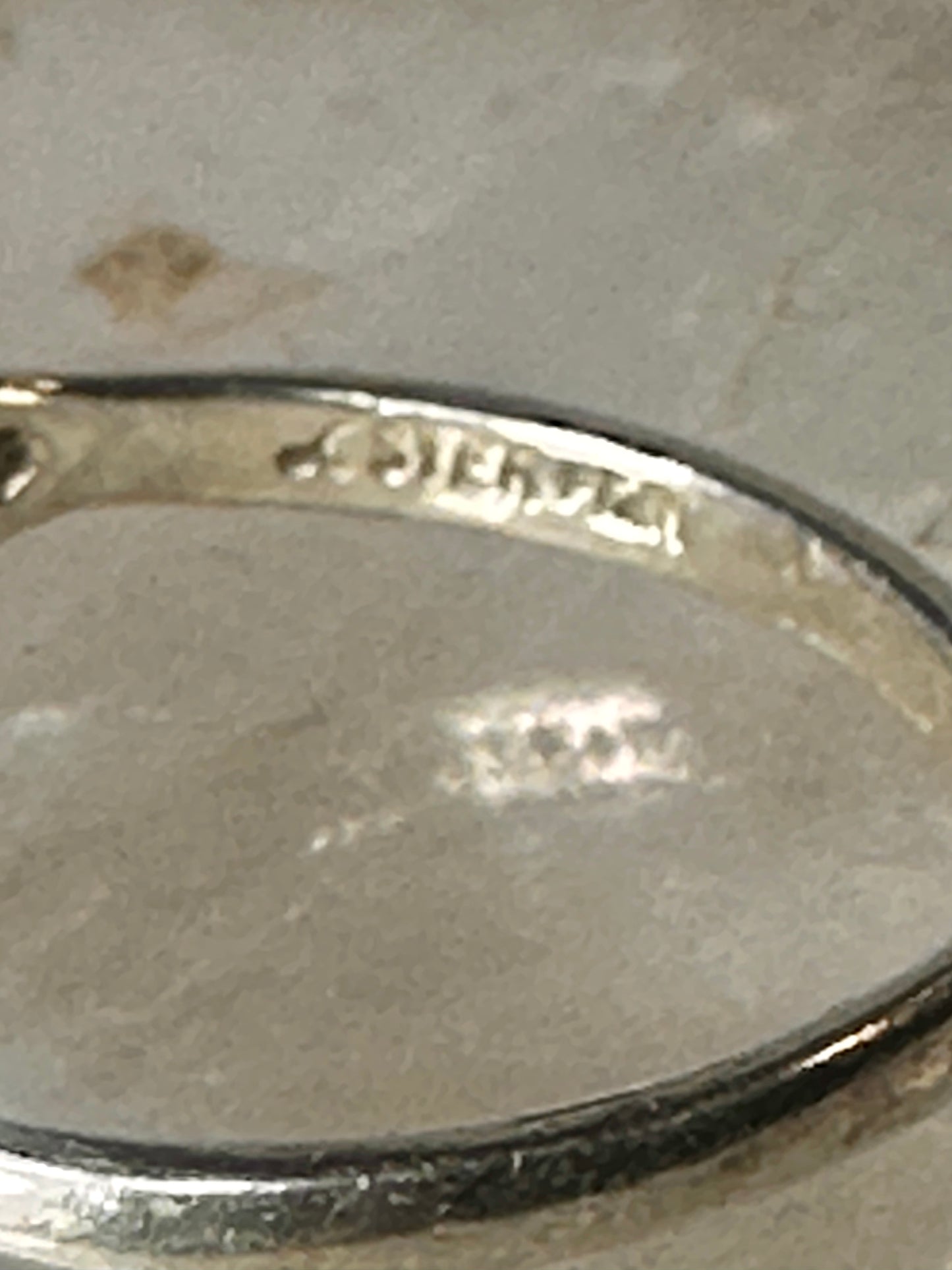 Black Hills Gold ring leaves band size 7.75 sterling silver women