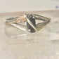 Black Hills Gold ring leaves onyx band size 10 sterling silver women girls