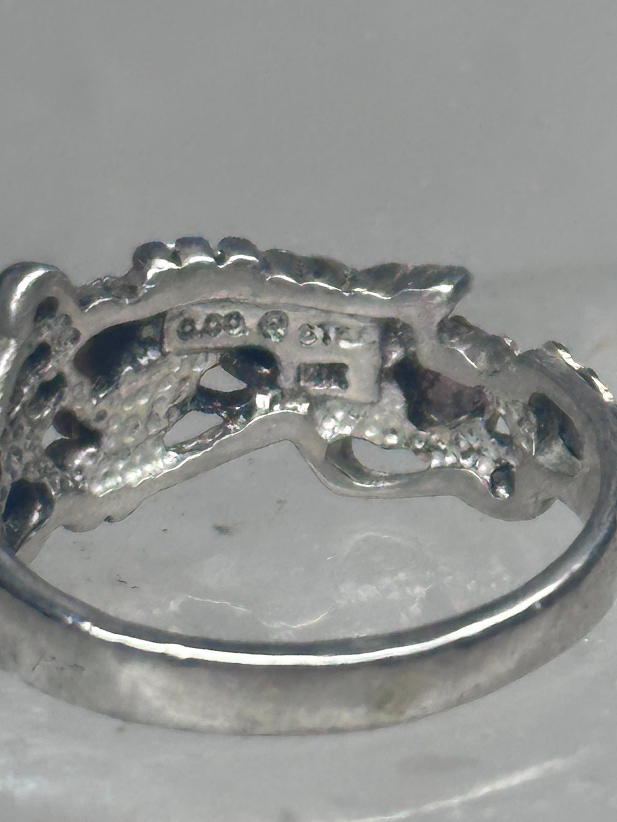 Vintage Sterling Silver Black Hills Gold Grape Leaf Ring Coleman Co Size 7 925