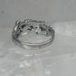 Vintage Sterling Silver Black Hills Gold Grape Leaf Ring Coleman Co Size 7 925