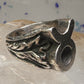 Mexico Taxco ring Taurus Texas ranch brand band size 7.75 sterling silver men women