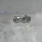 Vintage Sterling Silver Black Hills Gold Grape Leaf Ring Coleman Co Size 7 925