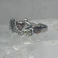 Vintage Sterling Silver Black Hills Gold Grape Leaf Ring Coleman Co Size 7 925