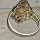 Black Hills Gold ring leaves rose band size 7 sterling silver women girls