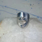 Sonia Bitton face ring Diamond lips band Size 6.75 sterling silver women