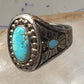 Navajo Turquoise ring Phoenix band size 10.5 sterling silver men women