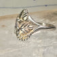 Black Hills Gold ring leaves amethyst band size 6 sterling silver women girls