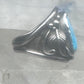 Vintage Sterling Silver Kingman Turquoise Stamped Leaf Ring Tom Ahasteen Size 10.50 925