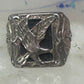 Black Hills ring Eagle onyx leaves band size 10.50 sterling silver women men