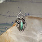 Navajo Ring Spider Turquoise band size 5.5 sterling silver men women
