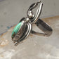 Navajo Ring Spider Turquoise band size 5.5 sterling silver men women
