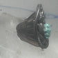 Vintage Sterling Silver Royston Green Turquoise Flower Leaf Ring Size 9 9.50 925