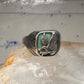 Eagle Ring southwest Turquoise band size 13.2 sterling silver men women