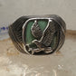 Eagle Ring southwest Turquoise band size 13.2 sterling silver men women