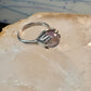 Hands ring size 6 amethyst orb ball globe band sterling silver women