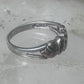 Black Hills ring double heart love band Valentine size 7 sterling silver women girl