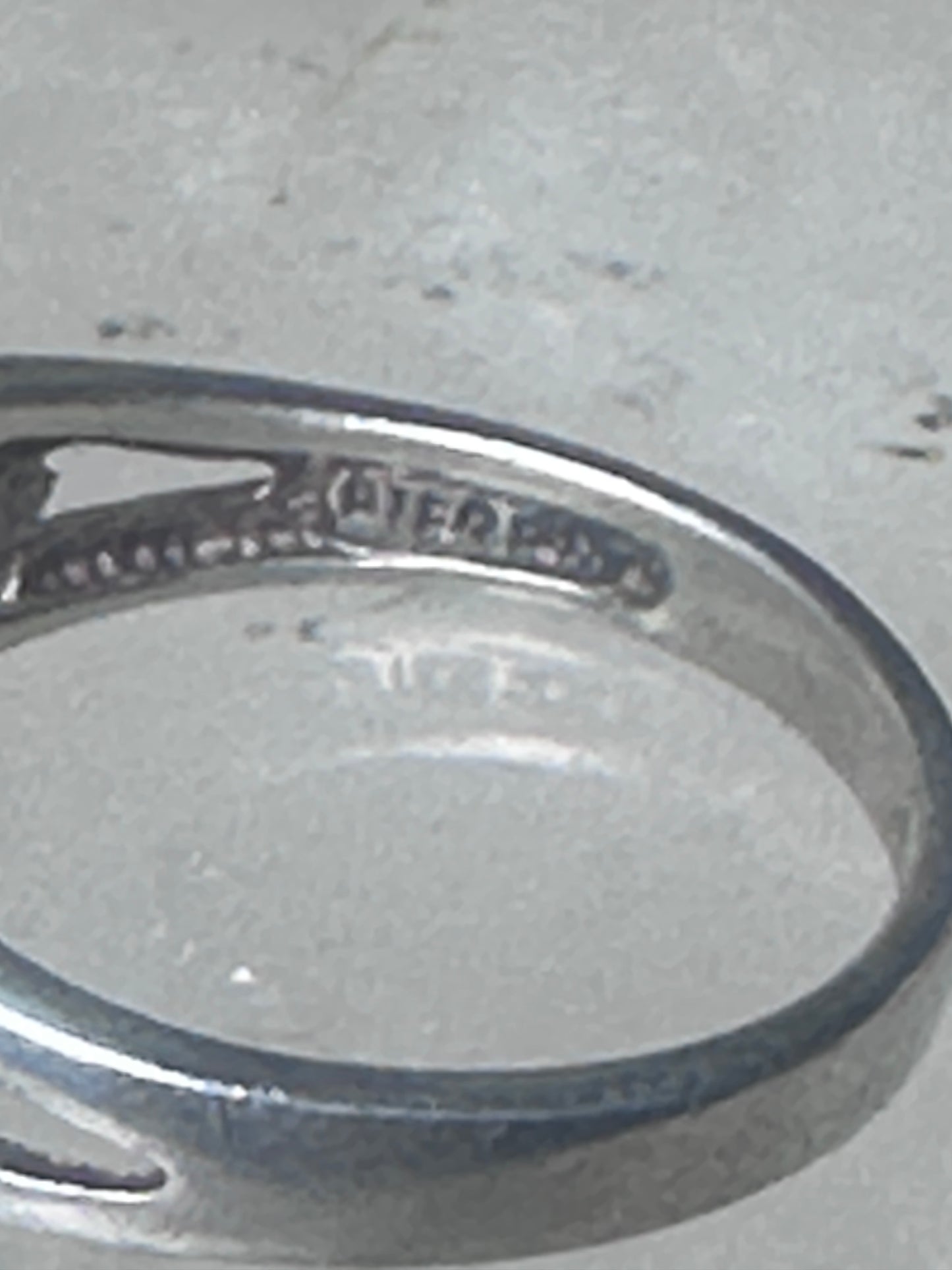 Black Hills ring double heart love band Valentine size 7 sterling silver women girl