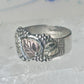 Black Hills ring leaves band pinky wedding size 5.75 sterling silver women