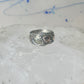 Black Hills ring leaves band pinky wedding size 5.75 sterling silver women