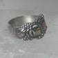Black Hills ring leaves band pinky wedding size 5.75 sterling silver women
