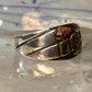 Black Hills Gold ring size 5 leaves Dad Fathers Day band sterling silver women