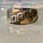 Black Hills Gold ring size 5 leaves Dad Fathers Day band sterling silver women