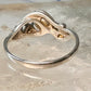 Black Hills Gold ring size 8 Pearl leaves band sterling silver women