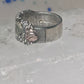 Black Hills ring leaves band pinky wedding size 4 sterling silver women