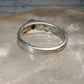 Black Hills Gold ring onyx band size 7.75 leaves sterling silver women