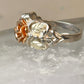 Black Hills Gold ring rose band size 6.75 sterling silver women