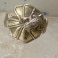 Frog Ring on Lily Pad by KC Studio size 9 turquoise sterling silver women