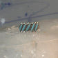 Zuni Turquoise ring petit point needlepoint size 5.25 band sterling silver women girls