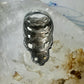 Long 3 faces ring Art Deco Nouveau face size 5.25 sterling silver women