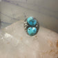 Navajo Ring Turquoise size 11  Heavy sterling silver women men