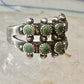 Zuni Turquoise ring petite point needlepoint size 5.5 band sterling silver women girls
