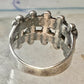 Zuni Turquoise ring petite point needlepoint size 5.5 band sterling silver women girls