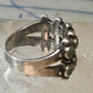 Zuni Turquoise ring petite point needlepoint size 5.5 band sterling silver women girls