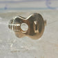 Guitar ring music musician band size 6 band sterling silver women girls