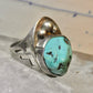 Navajo ring turquoise size 11.25 sterling silver women men