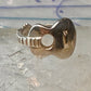 Guitar ring music musician band size 6 band sterling silver women girls