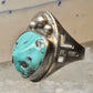 Navajo ring turquoise size 11.25 sterling silver women men