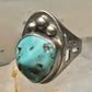 Navajo ring turquoise size 11.25 sterling silver women men