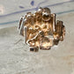 Juhis Kautokeino brutalist ring Norway size 4.75 sterling silver women